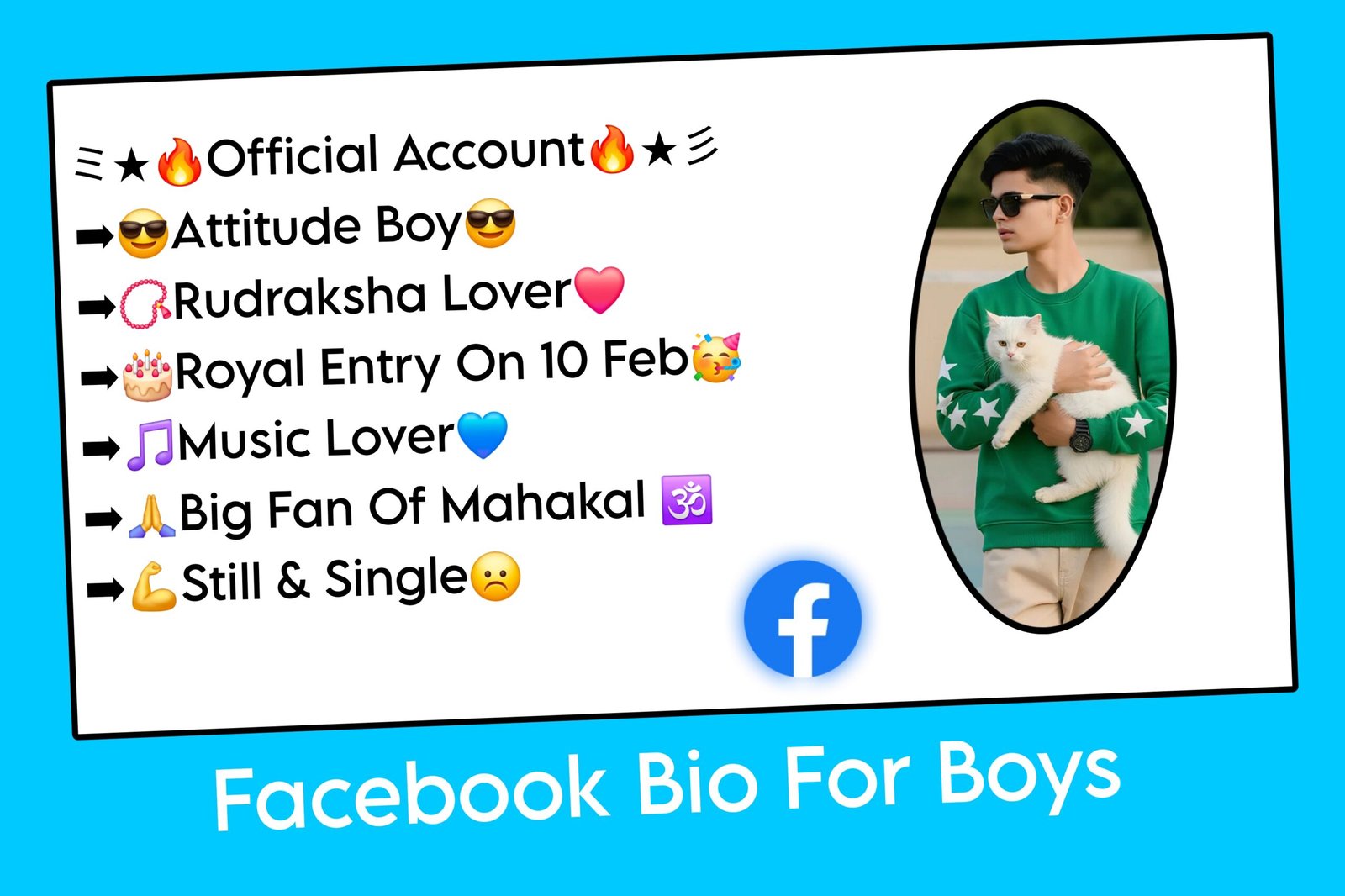 Facebook Bio For Boys