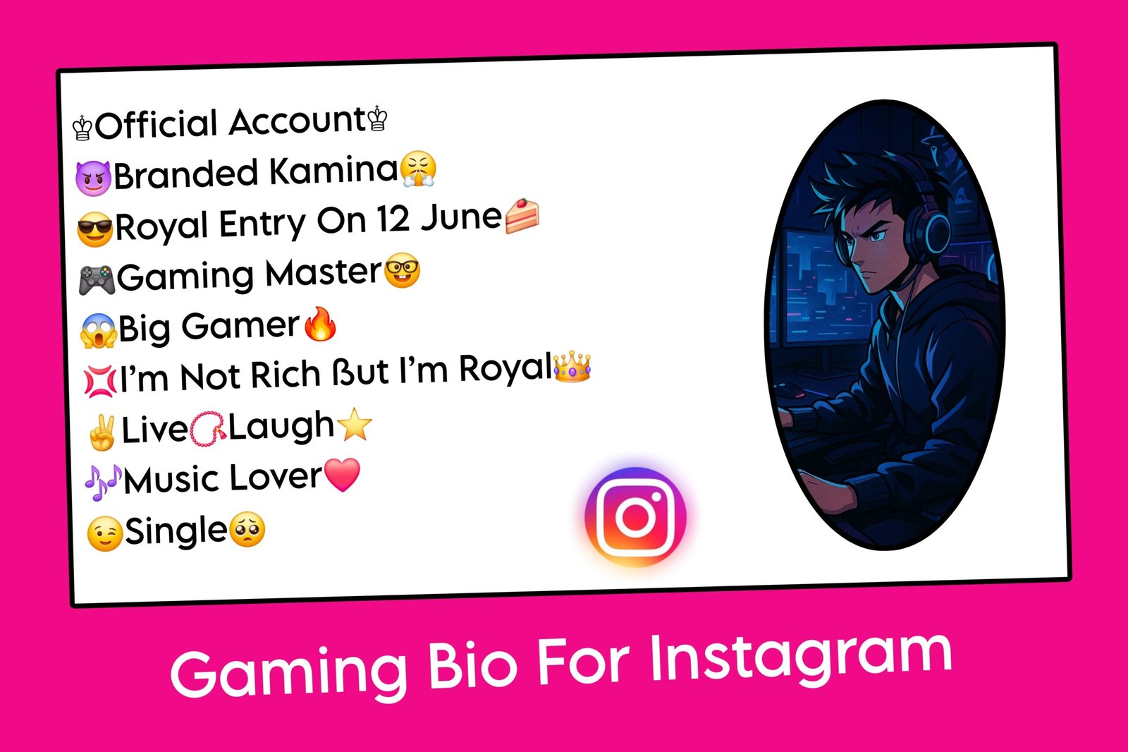 Gaming Bio For Instagram