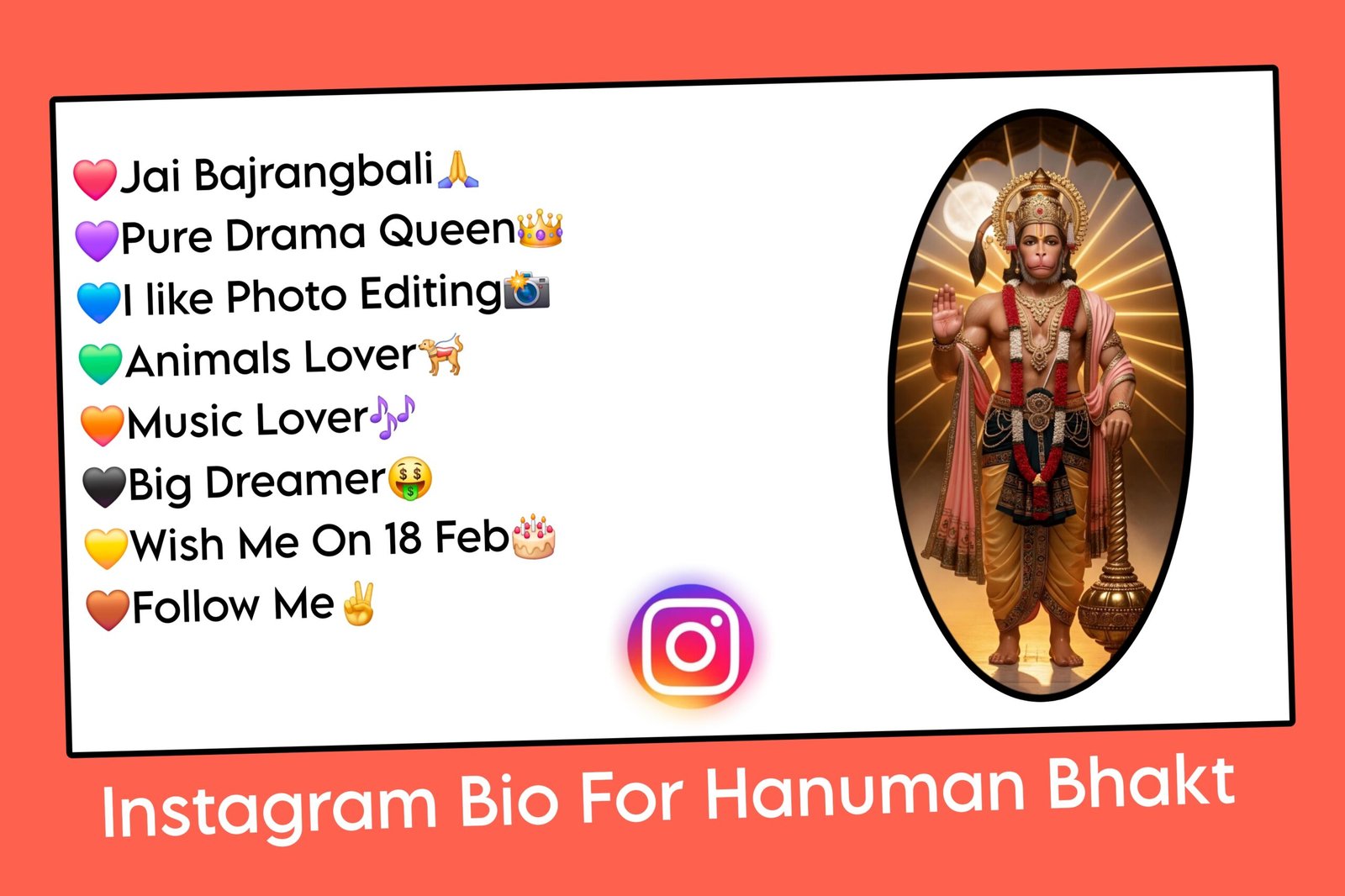 Instagram Bio For Hanuman Bhakt