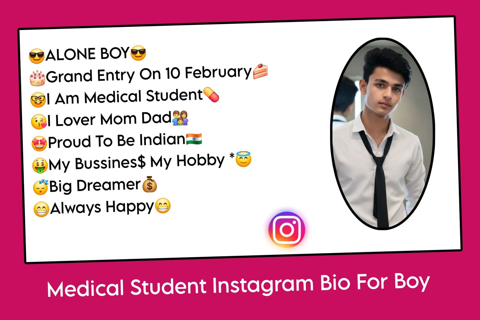 Medical Student Instagram Bio For Boy